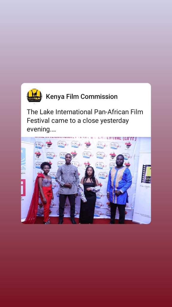 GloryKawira10's tweet photo. @kenyafilmcomm @moxecutive @AmadiLawrenceKE #lipff @Zippy_okoth ...it is so amazing to see such platforms that support both established and upcoming film makers to tell African stories their style ๐ https://t.co/6nY6FjCFye