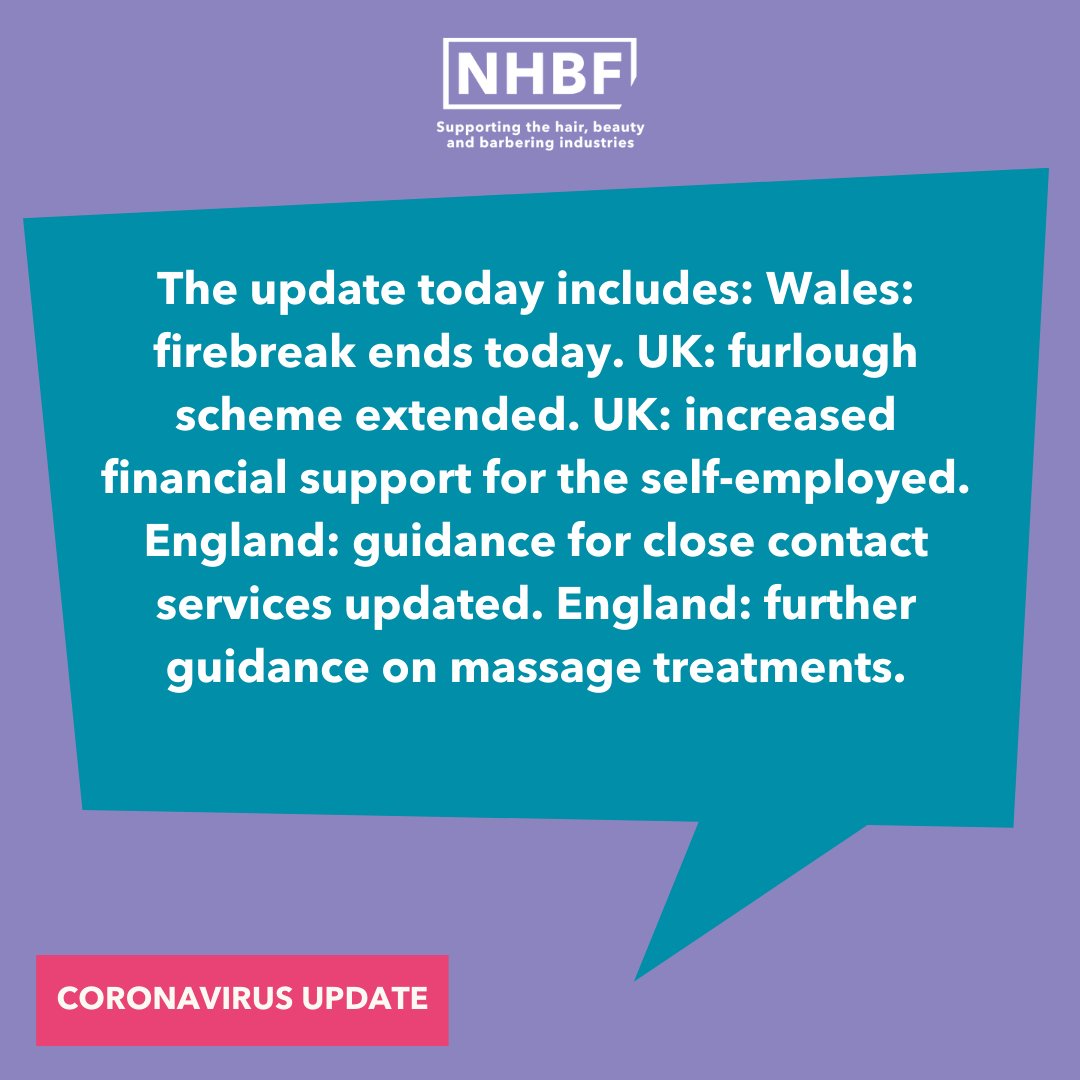 The latest update today has been published onto The NHBF website. Find out more here:

nhbf.co.uk/news-and-blogs…