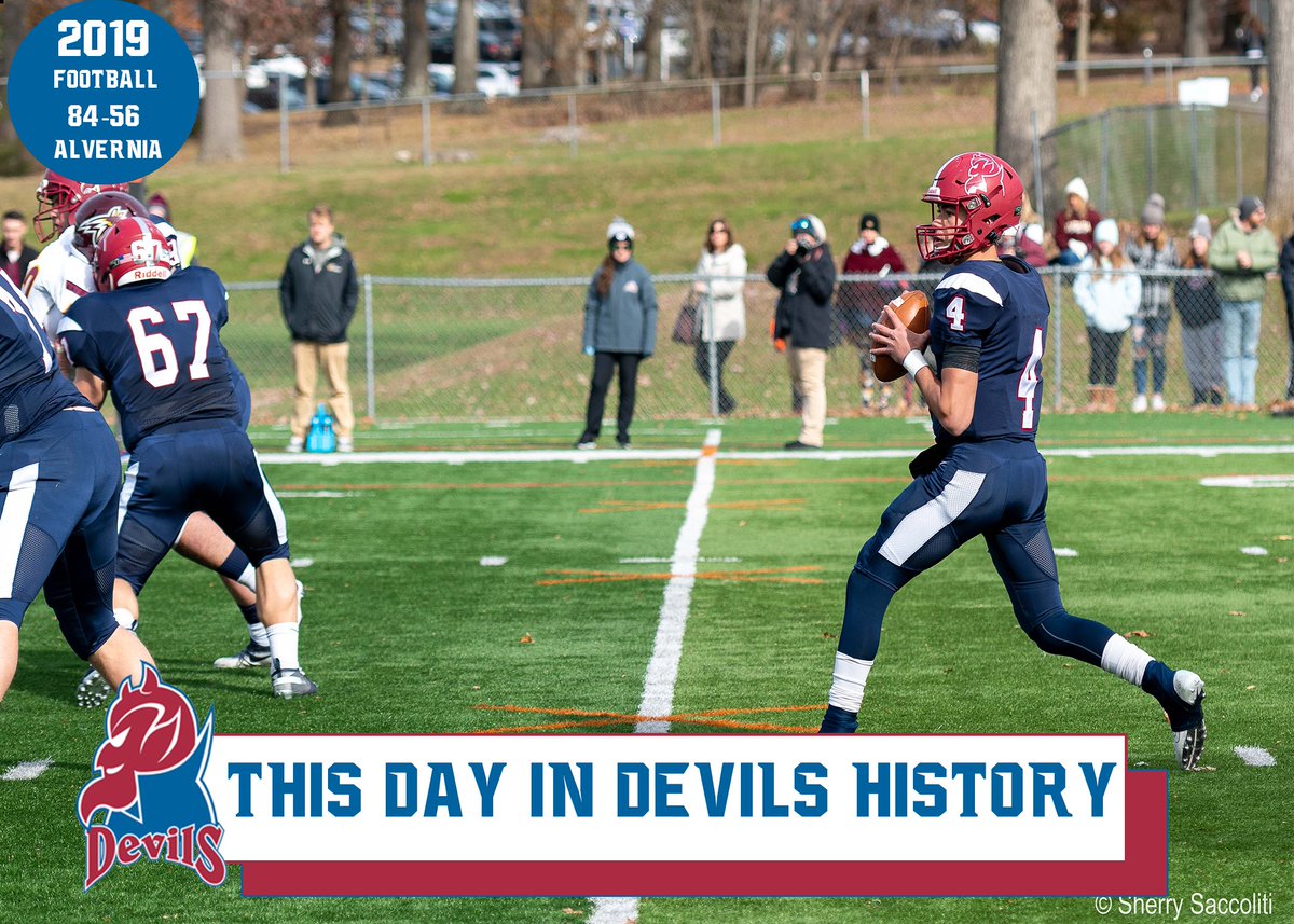 FDUDevils's tweet photo. On #ThisDayInDevilsHistory 🗓 @FDUFootball erupted on offense for 84 (yes you read that right) points to set a new program record 😈 

Read about it 📖 ➡️ 
https://t.co/SE3hn99QPn

Box Score 📊 ➡️

https://t.co/jpzWqH5klU

#HeatsRising🔥| #HornsUp🤘 https://t.co/kmFuv3LIcx