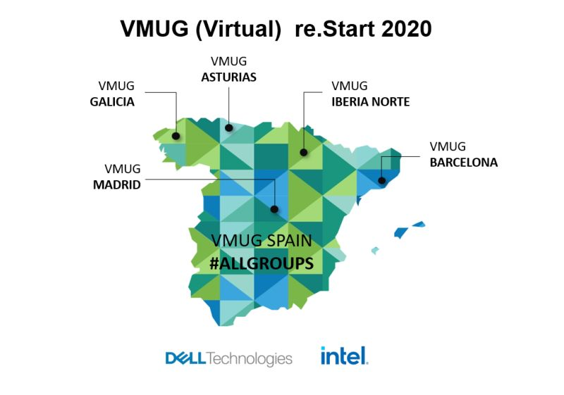 vmugbcn's tweet photo. Este lunes 11 de Nov. llega el 𝙑𝙈𝙐𝙂 (𝙑𝙞𝙧𝙩𝙪𝙖𝙡) 𝙧𝙚.𝙎𝙩𝙖𝙧𝙩 2020. Todos los @MyVMUG  de Iberia nos unimos en un evento conjunto patrocinado por @DellTechSpain e @Intel_Spain . Novedades del #VMworld2020, #HCI, #Tanzu y regalos!

Registro👉 https://t.co/OWaG4CCo0U https://t.co/90GeuBZEOC