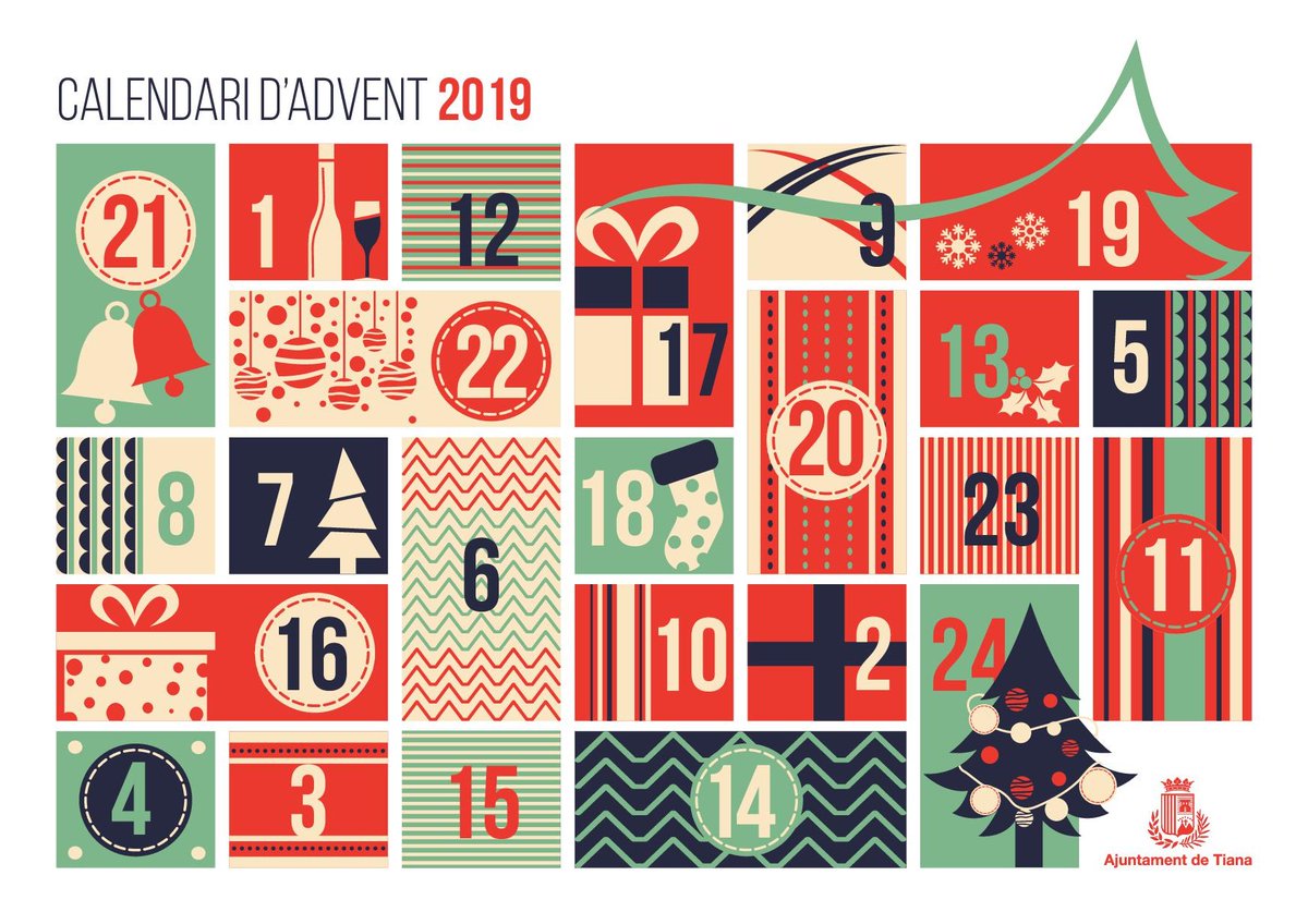 Aj_Tiana's tweet photo. 🗣️📢 Estem preparant calendari d'advent 2020, els comerços que vulguin participar ho poden fer enviant un correu abans de divendres 13 de novembre a: blancomg@tiana.cat.
Més informació aqui👇
https://t.co/8SYduspmyZ https://t.co/4QysTUMUlq