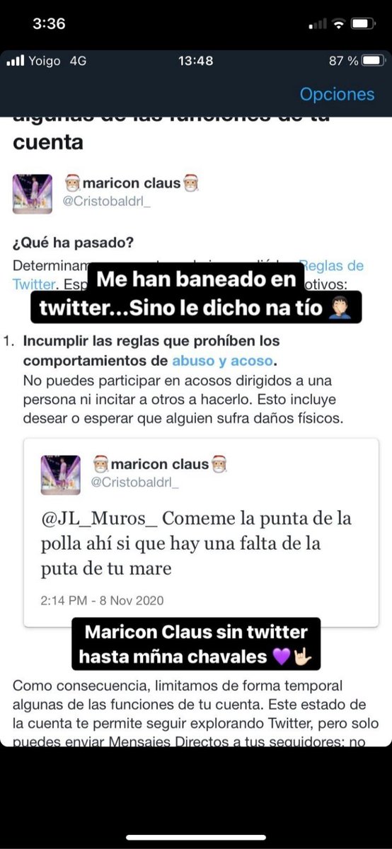 adritota10's tweet photo. #FreeBoba Twitter sois tontos darle la cuenta ya ome https://t.co/6QDjWzZNfa