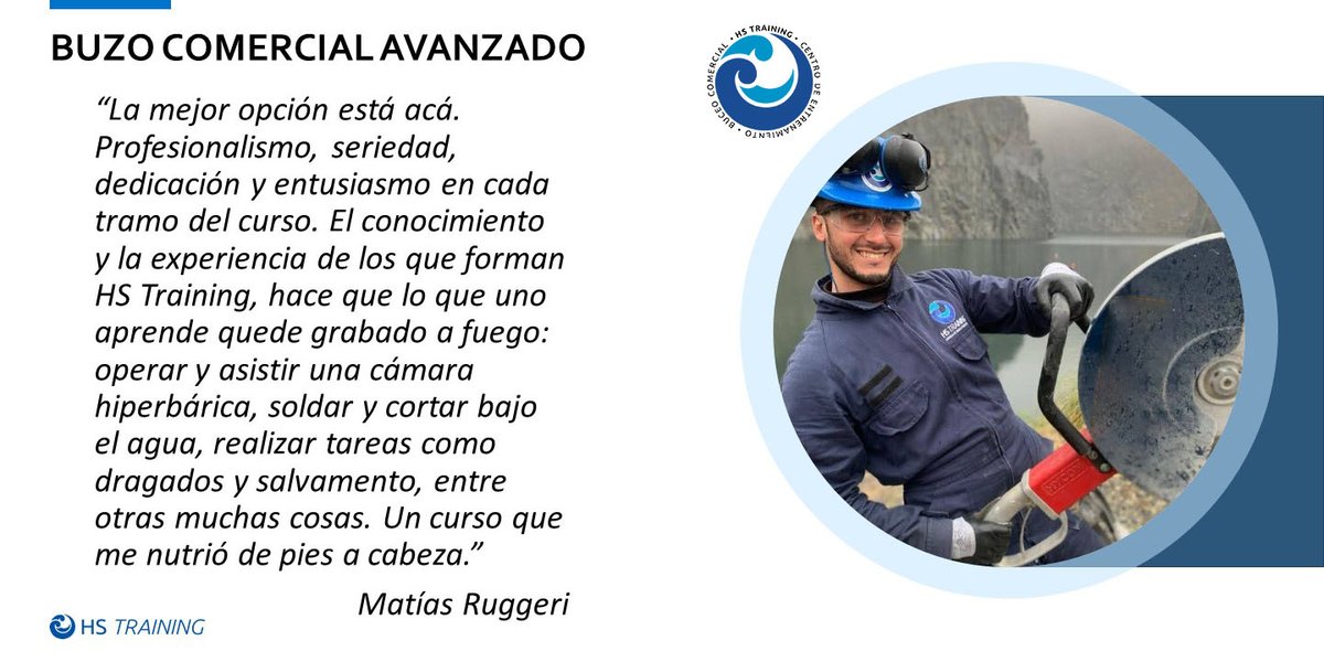 hstrainingpro's tweet photo. ¡#Opiniones de nuestros #alumnos!
#BUZO #COMERCIAL #AVANZADO con certificación #ADCI.
👉👉 No te quedes afuera, consultá entrando acá: https://t.co/91g0vaMAY5.

#ENERO2021
#hstraining #buzocomercial #buzocomercialadci #buzoprofesional #buceo #adci https://t.co/OF9bGVaGSc