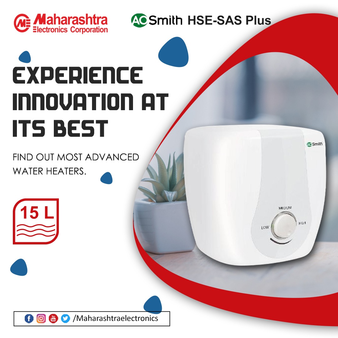 mec_pune's tweet image. Now Available All MEC Shop 
Water Geyser 
✔AO Smith Heatbot szs
✔Capacity 15 Ltr 
✔Blue Diamond glass lining
✔Glass coated heating element
✔ Wall Mounting

#Milcent #MECpune #diwalifestival #safestay #safehome #diwaligifts #homeappliances #electronics #Diwali #Diwalifestivel