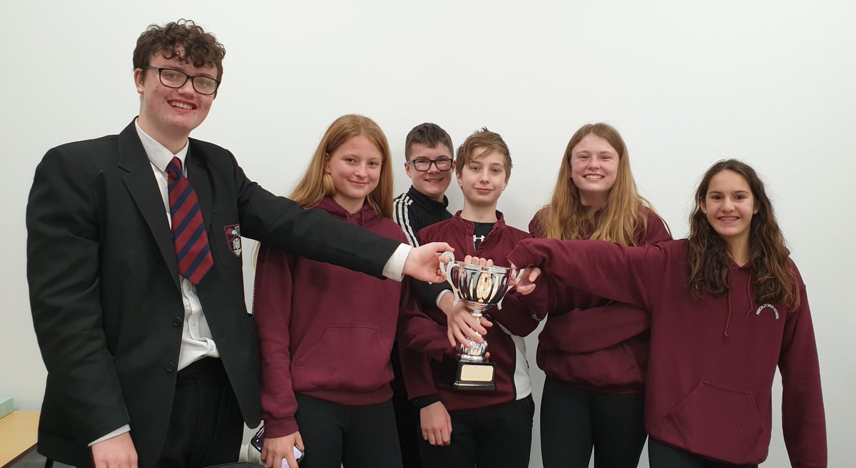 hinchleywschool's tweet photo. "Congratulations to our team Clublinks for winning the Silver Trophy in the Amazon GetIT national competition.
2nd out of 150 schools for designing and researching an app idea to benefit the local community. The team are still hoping to develop the app. More info to follow" https://t.co/HEF7DcL0M8