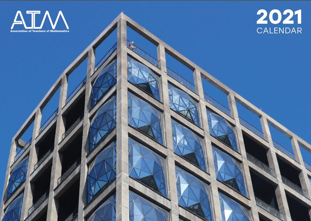 ATMMathematics's tweet photo. ATM 2021 Calendar - Mathematical Images and Questions. A great gift of anyone who loves mathematics. Includes some lovely starter questions for each image. #mathematics #mathsiseverywhere #mathsimages #MathsWeekEngland https://t.co/fadkAQmASX https://t.co/dTl9P3WgAh