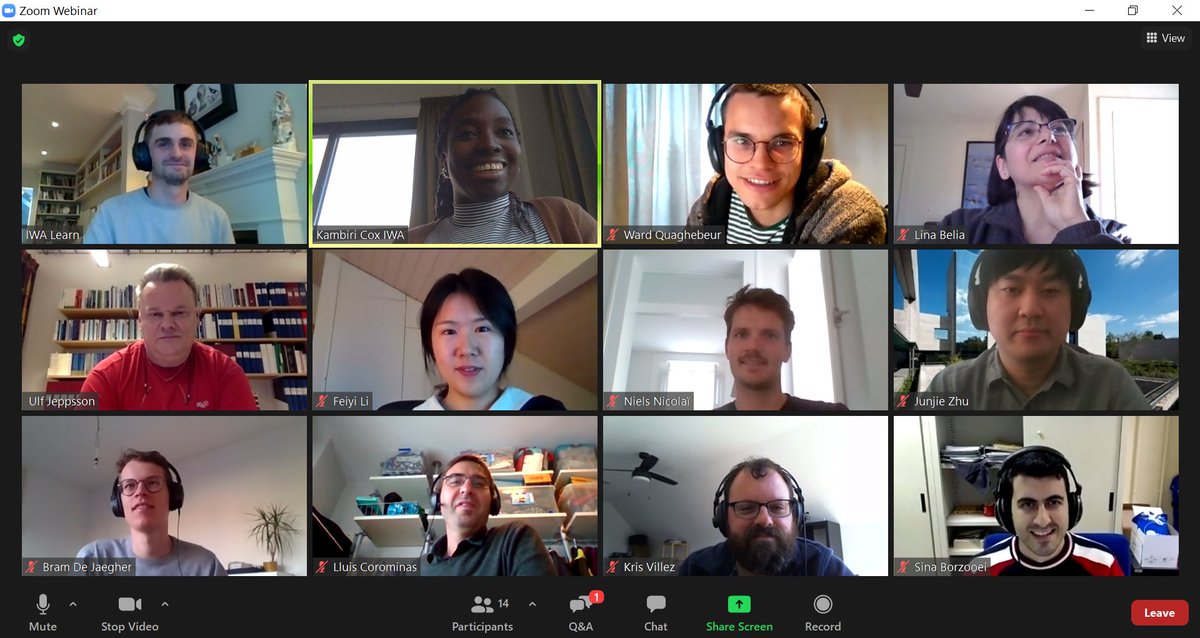 IWAHQ's tweet photo. International experts on #modelling and integrated assessment from @iwa_mia_sg preparing for the 10 Nov webinar on #hybrid models in #wastewater.
Register now: https://t.co/9yu6SiaOVh https://t.co/oVNvvZV2Io