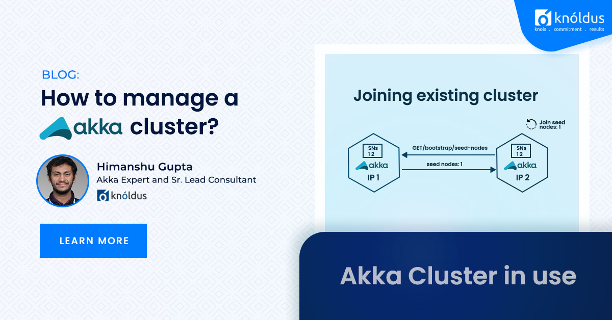 Knolspeak's tweet photo. Earlier on “Akka”, a multi-blog & video #series, we saw an Akka Cluster in action & learnt about how the node(s) react to new #nodes. Now we know how to create & setup Cluster, this week let's learn with Expert @himanshug735 - How to manage an #AkkaCluster https://t.co/hU2dlmlYDo https://t.co/ktIZT4wJvg
