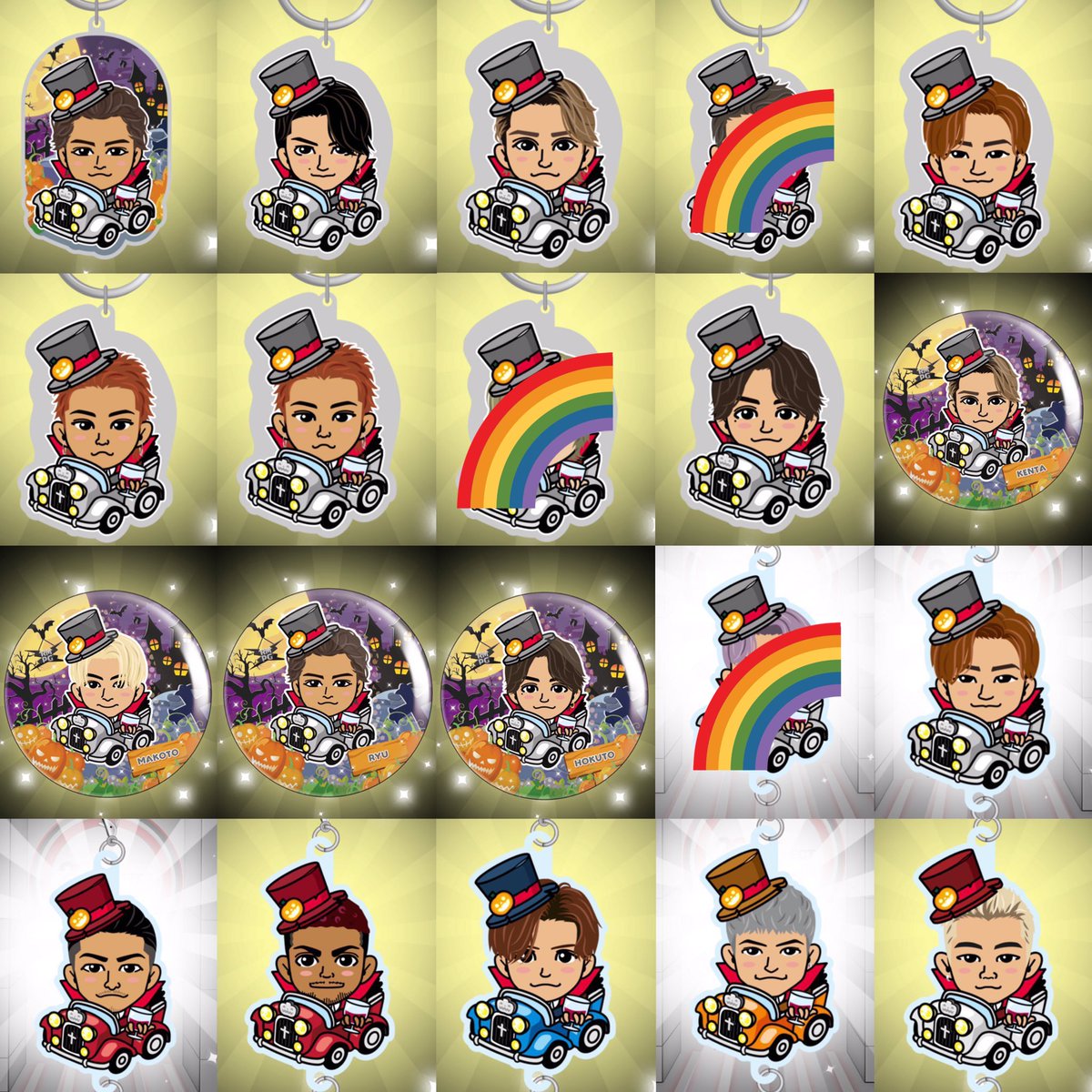 Rn 固ツイ必読 拡散 交換お願いします ハロウィン プチキャラ限定 譲 1 3枚目 求 Riku 岩谷翔吾 鈴木昂秀 木村慧人 佐藤大樹 連結チャームは連結同士 4枚目の物以外は求めてません 必ずrt後に画像付きでリプお願い致します 背景付きは同種のみ