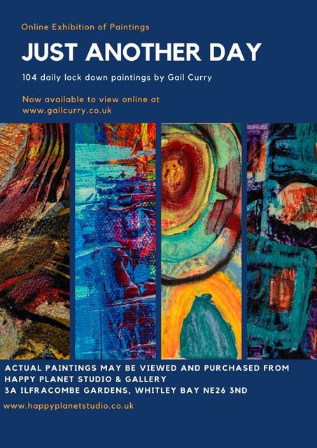 StudioImagoTW's tweet photo. ‘Just Another Day’ 104 paintings created by The Bank artist Gail Curry. Work can be purchased via her website https://t.co/PXFugmB94J #northshields #art #lockdown ⁦@EastStreetArts⁩ https://t.co/HrX3n4ID4W