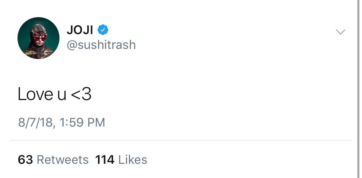 *ೃ˚:;—a short but necessary thread of old joji's tweets saying that he loves us
