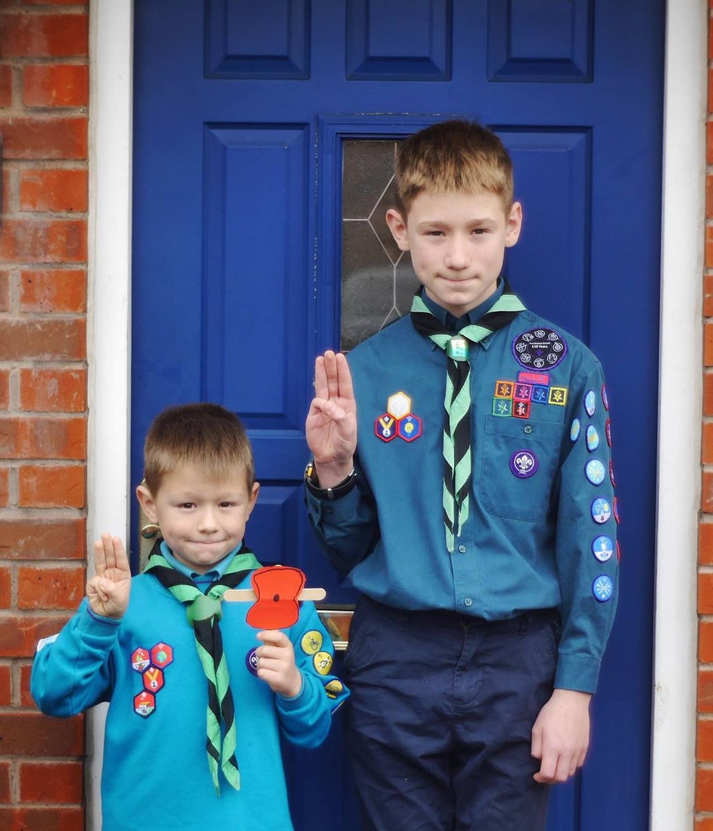 ssscoutsguides's tweet photo. @therealharri 

#remembranceday #scouts #beavers #lestweforget🌹 #wewillrememberthem https://t.co/65XcpbxgAd