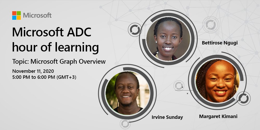 MicrosoftADC's tweet photo. In this session of the #ADCHourOfLearning, we'll take a look at Microsoft Graph, a developer platform from Microsoft that connects multiple services and devices. Learn how you can use the Microsoft Graph API to connect to the data that drives productivity! https://t.co/Y9K5yYhyDP https://t.co/3hcclJZRI1