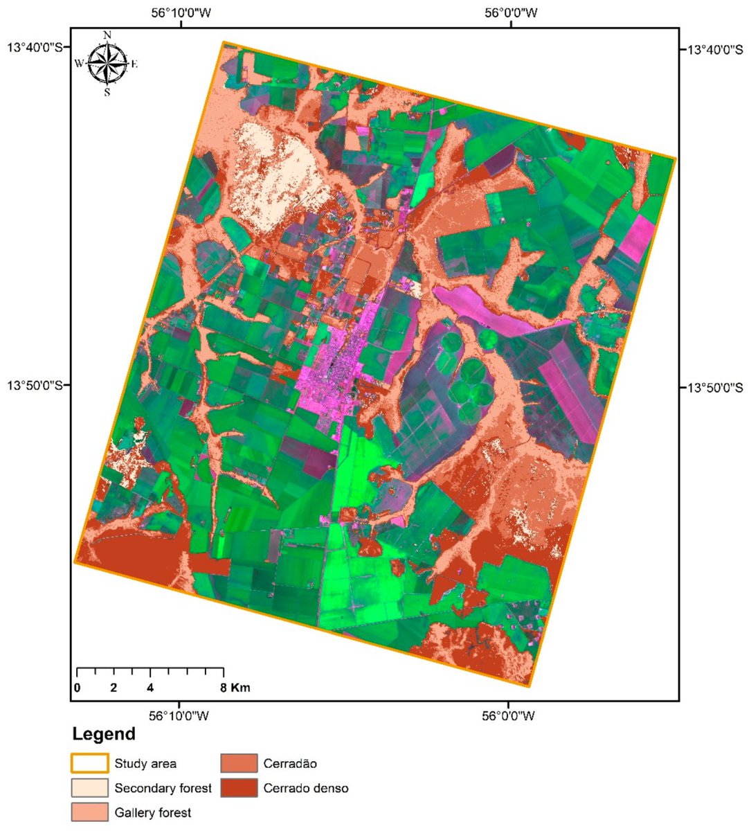 LadiesOfLandsat's tweet photo. .@flasmendes et al. (2019) test combinations of optical and SAR imagery from #Sentinel2A, #Sentinel1A, #PALSAR2 and #TanDEMX using #RandomForest classifier to identify four dominant vegetation types in the Brazilian Cerrado in 2017. #LoLManuscriptMonday https://t.co/AXPycOpnwa https://t.co/O3dxZFTJX4