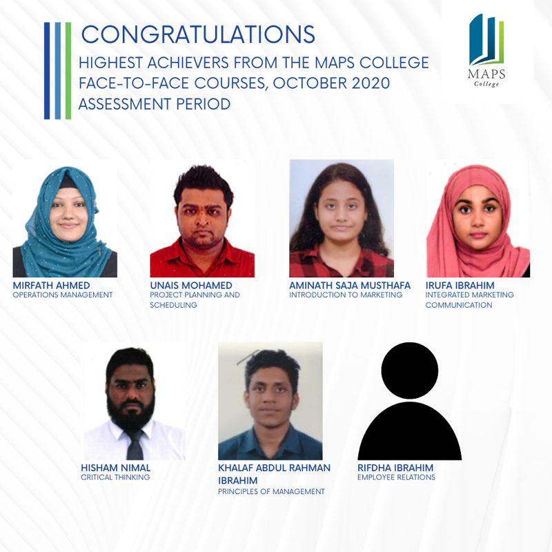 Maps College Courses 2020 Maps College On Twitter: "Congratulations To The High Achievers From The Maps  College Face-To-Face Courses, October 2020 Assessment Period  Https://T.co/5Og8Taz8Fe" / Twitter