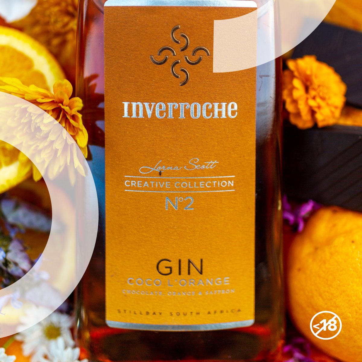Inverroche's tweet image. Historically significant botanicals from three separate continents infuse this unique spirit to remind you of the interconnectedness of everyone on this planet, each other and the environment. 

The Coco L’Orange is available nationwide.

#CreativeCollection 
#Inverroche 
#Gin