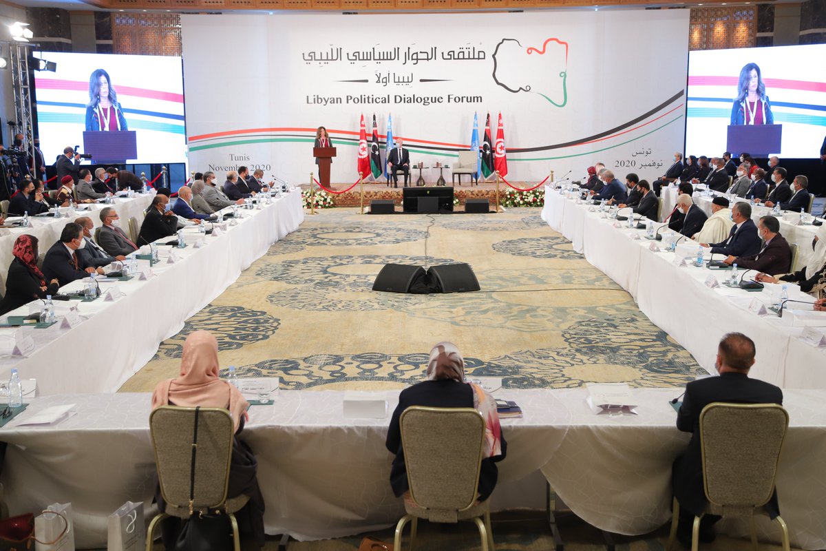 UNSMILibya's tweet photo. ِA/SRSG Williams: ���The LPDF will not resolve all of Libya’s problems, but if we fail to solve any of them, future resolution becomes impossible.’ #LPDF #Libya_First https://t.co/GgIibsZ0fJ