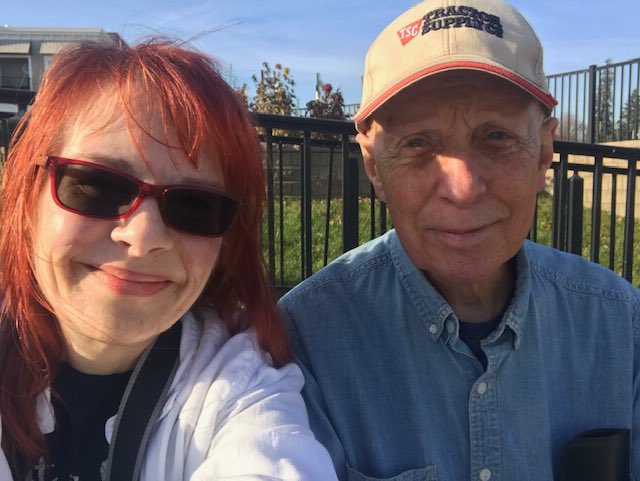 444Cin444's tweet photo. Me and dad out on Saturday beautiful weather and #NoMasks #covidisalie #fakevirus #gooutandlive! https://t.co/IXcTPkyEXy