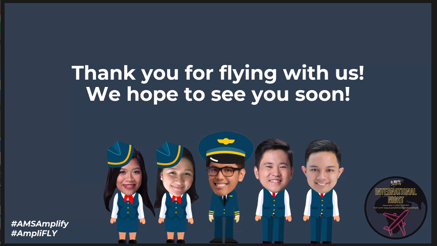 AMSA_UERM's tweet photo. Thank you for flying with us everyone!!! ✈️✈️✈️
#AMSAmplify
#AmpliFLY
#SCOPEOrientation https://t.co/1iRuDJtZbg