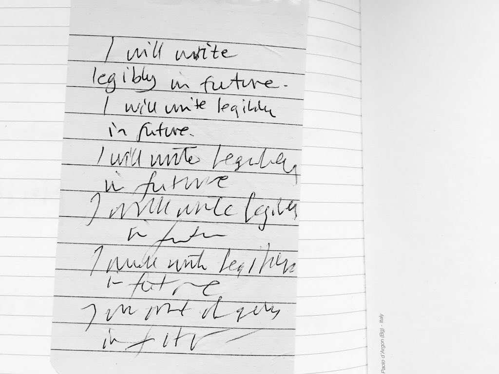 MartinJMalcolm's tweet photo. Every day begins with the same struggle. To read the notes I wrote the day before.
*sigh*
#WhyDoINeverLearn https://t.co/F8ncX7EtB7