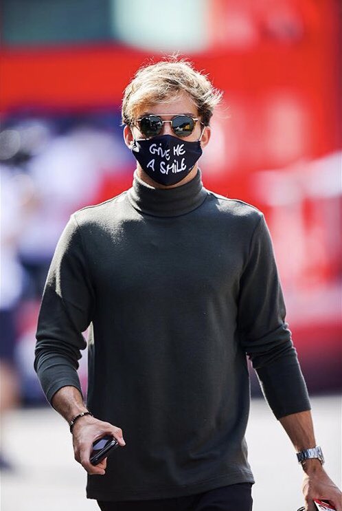 Monza 2020a win. that give me a smile mask is everything. he invented turtlenecks