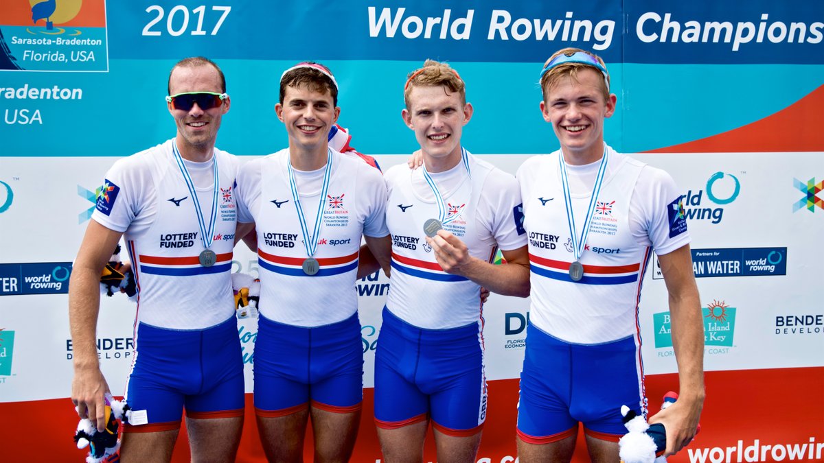 SASsoftwareUKI's tweet photo. For this week's #MedalMonday we're highlighting the Lightweight Men's Quadruple Sculls team!

🏆 - Second place 
🚣‍♂️ - @gavinhorsbugh1, @zakleegreen, @edfisher94 &amp; @PeterChambersGB
📅 - 2017 @WorldRowing Championships

#Power2Row https://t.co/55QmQFsZGM