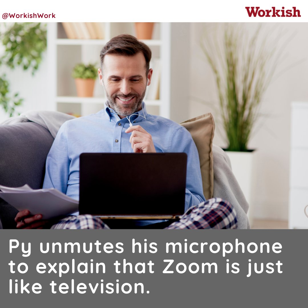 workishwork's tweet photo. Good morning from Workish. #zoom #television #insights https://t.co/MVzFKuaV6H