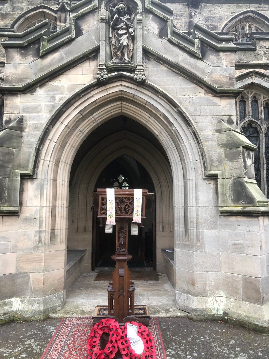 Was honoured to represent SSAFA Norton House yesterday and lay a wreath at our local village church. The lectern is the church's war memorial. It was a lovely service and great to remember all those who have so valiantly served our country. Lest we forget!  <a href="/SSAFA/">SSAFA</a>
