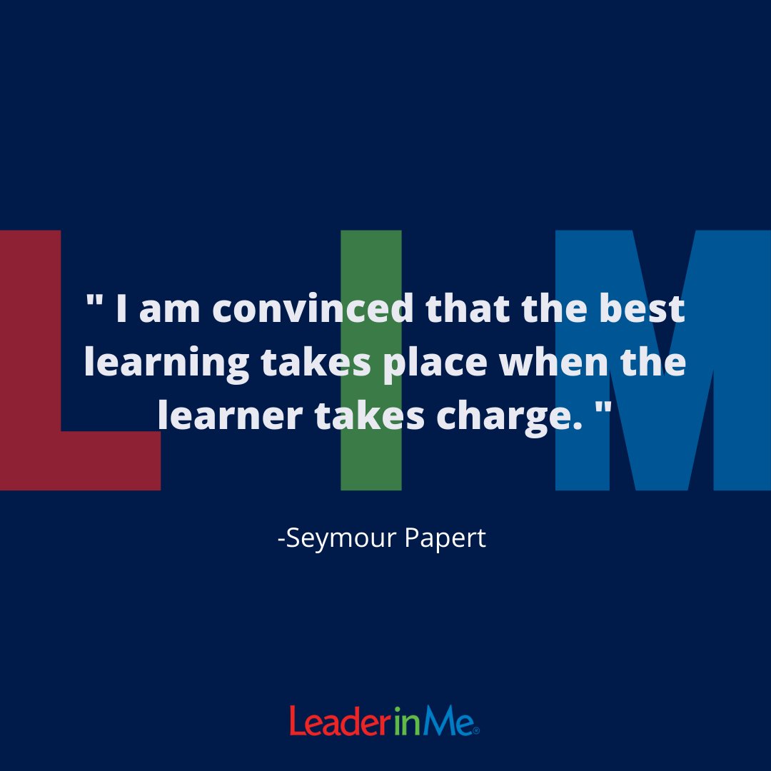 We thought this would be perfect for our Motivational Monday.  #leaderinme #lim #motivationalmonday