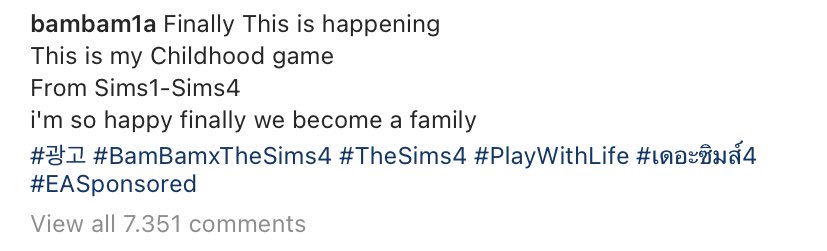 teamjswang's tweet photo. BAMBAM x THE SIMS 4 ???? WAIT A SEC THIS IS HUGE https://t.co/THXQWIHAAY