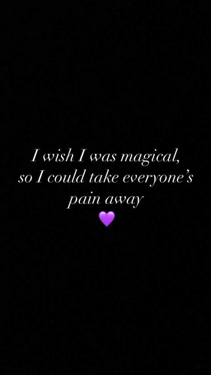 MalloryHunterTW's tweet photo. I wish I was magical, so I could take everyone’s pain away 💜 https://t.co/luyvZS7c8D
