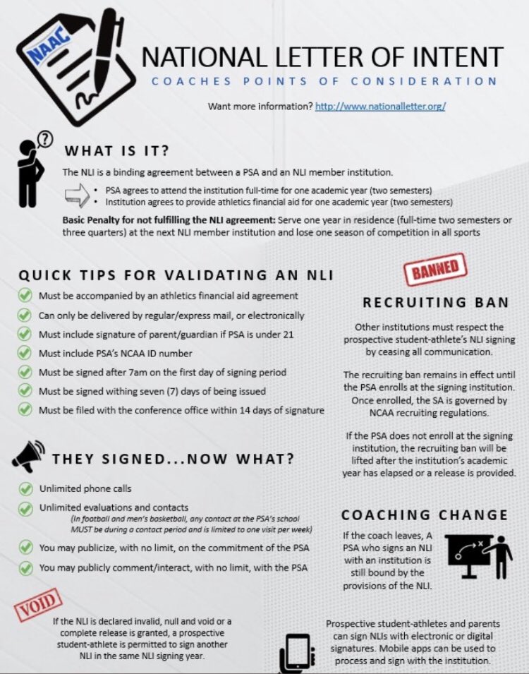 Check out these excellent NLI tips from <a href="/NAACconnect/">NAAC</a>! Thank you NAAC! #NLI