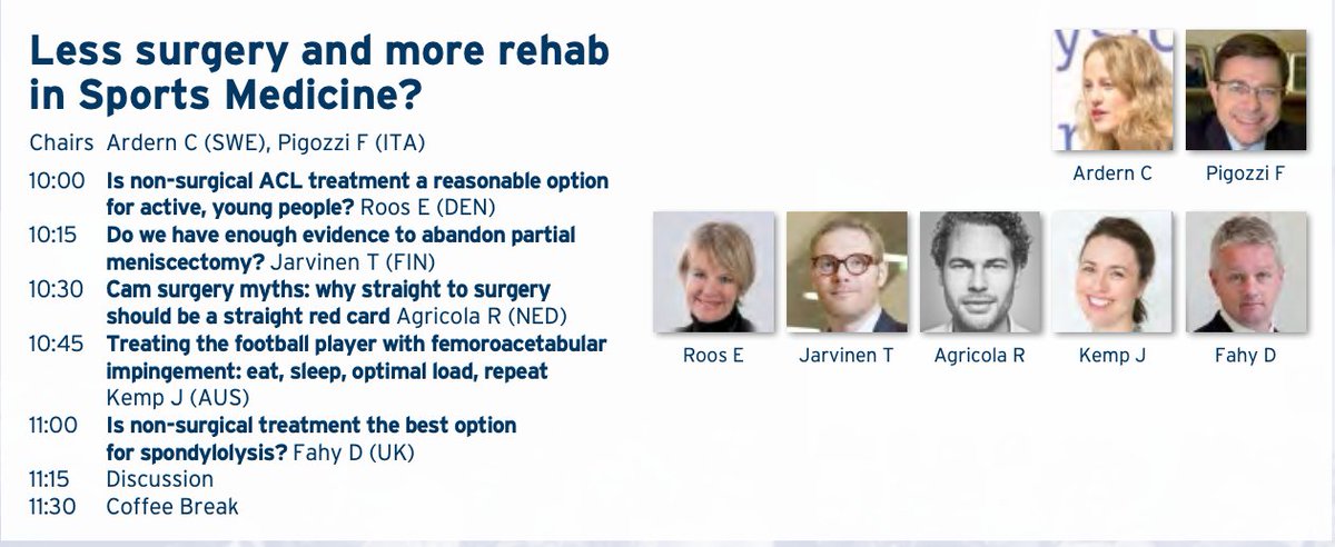 The title of my talk was: "Do we have enough evidence to abandon partial meniscectomy?"