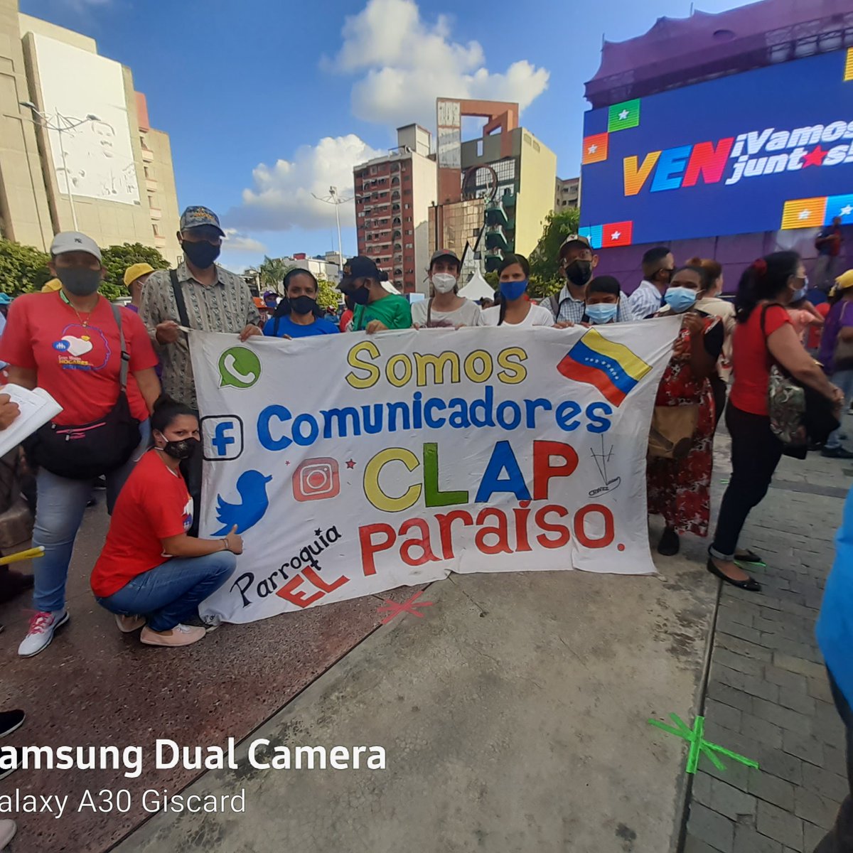 Giscardclap's tweet photo. Buenos días los @SoyComuniCLAP estamos activos y presente con nuestro @NicolasMaduro @agiussepe @dcabellor @arguelloyepfri @PartidoPSUV @ErikaPSUV para cubrir los eventos y actos con el fin de hacer llegar la actividades de la patria y revolución #VenezuelaDigital2020 https://t.co/3o7J8Y2rvR