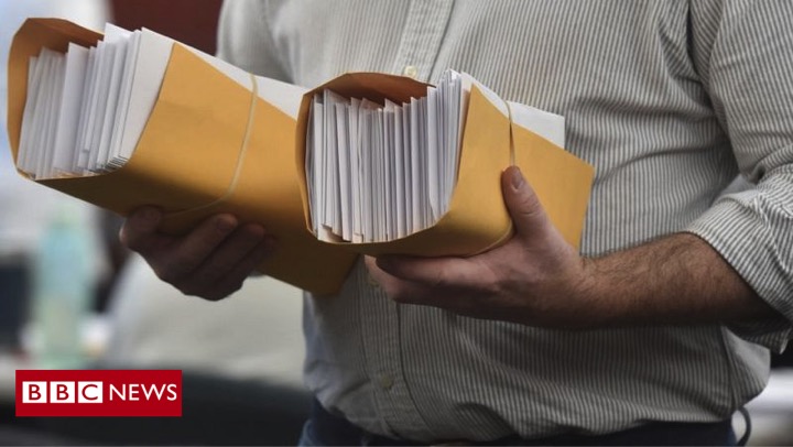 Another challenge in Pennsylvania is whether to count ballots postmarked by election day but arriving up to three days laterThe US Supreme Court was deadlocked on this decision before the election https://bbc.in/2GHQrFj 