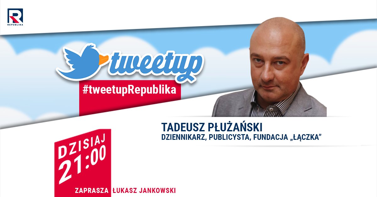 RepublikaTV's tweet photo. #TweetUpRepublika | #Zapraszamy do zadawania pytań Tadeuszowi #Płużański.emu dziś o 21:00! #program #pytanie #widz #telefon #Twitter 
#włączprawdę z #TVRepublika https://t.co/S0VQ6781aQ