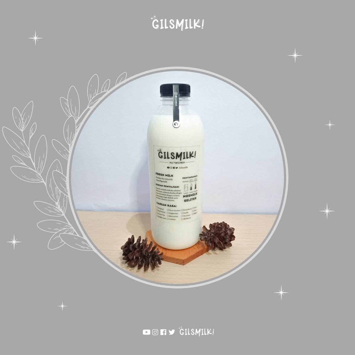 gilsmilk's tweet photo. Happy monday w/ @gilsmilk vanila 😍

#LetsNgemilk #boba #bobamilk #bobamilktea #sususegar #freshmilk #susumurni #sususapi #sususapimurni #susukekinian #susukekinianjakarta #minumankekinian #minumankekinianjakarta #minumankekinianbogor #minumankekiniantangerang https://t.co/uxq2VHWZ0v