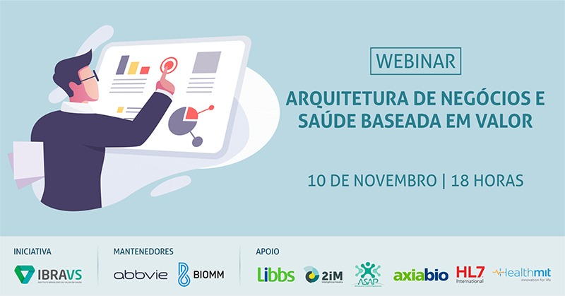 Ibravs18's tweet photo. Participe do 15º Webinar da nossa "Agenda do Conhecimento 2020", que acontece no dia 10/11, às 18h, sobre o tema: “ARQUITETURA DE NEGÓCIOS E SAÚDE BASEADA EM VALOR”. Inscreva-se já: https://t.co/wtbgtD321l #arquiteturadenegócios #vbhc #valoremsaúde #valuebasedhealthcare https://t.co/4dRRk3LvfH
