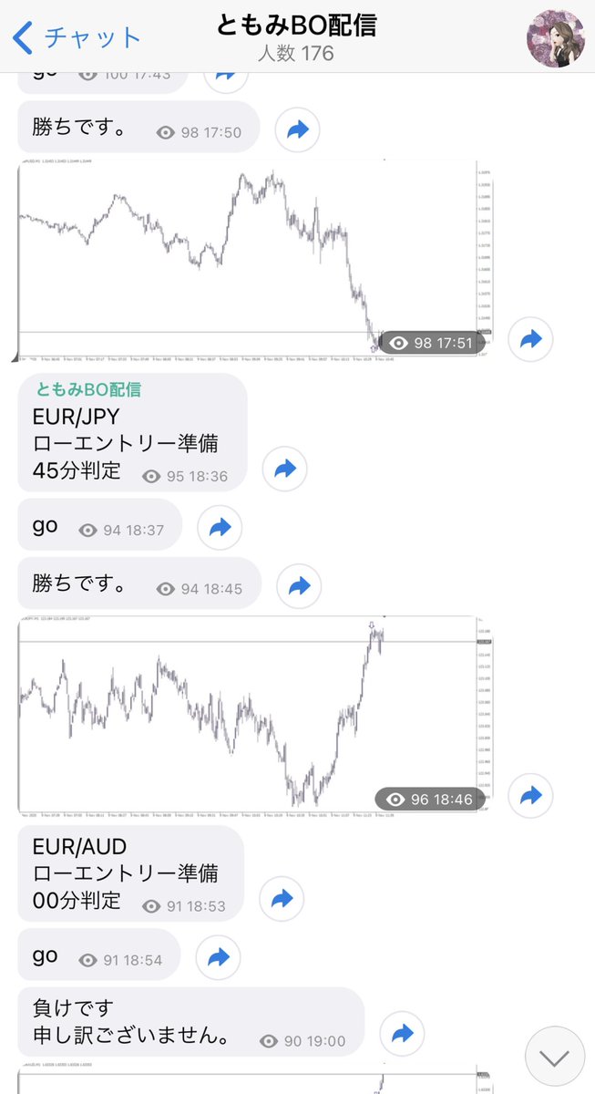 ［ともみBO配信］

本日は3勝1敗で終了いたします

報告沢山くれてるので
この後順番に返信していきます😄

明日もよろしくお願いいたします🤝✨

#バイナリー
#バイナリーオプション
#バイナリー無料配信