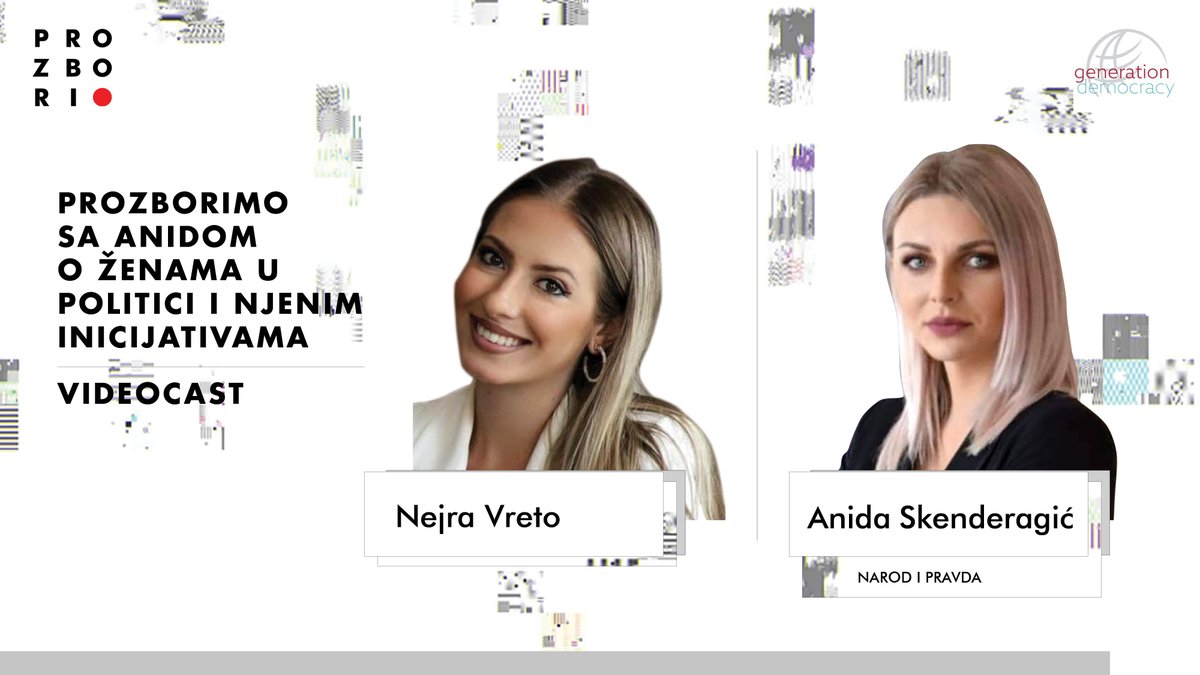 prozbori2020's tweet photo. 6️⃣ #prozbori emisija večeras u 20:00 sati!
Sa nama su @nejravreto i @anidaskenderagic
O čemu ćemo #prozboriti, ostaje da se čuje 😎
@IRIglobal @IRIGenDem #lokalniizbori2020 https://t.co/0esjC88LRF