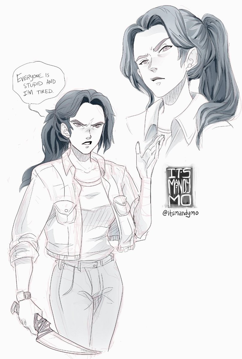 itsmandymo's tweet photo. Kate wishes people would stop following the lights.

#htsc #howtosurvivecamping #goatvalleycampgrounds #goatvalley #horror #nosleep #sketch #art #fanart Kate belongs to @Bonnie_Quinn https://t.co/r6Y1dNZRot
