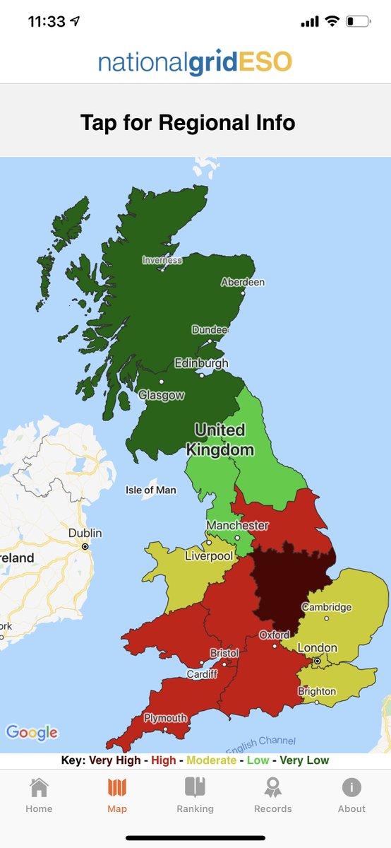 wirthtoday's tweet photo. I’ve been using the free @ng_eso app to minimise my #carbonfootprint. 

It gives a real time overview of energy consumption in the UK, with the green areas showing when it is coming from the ‘cleanest’ sources.

https://t.co/kmc5ZQAXV2 https://t.co/m50EeY09by