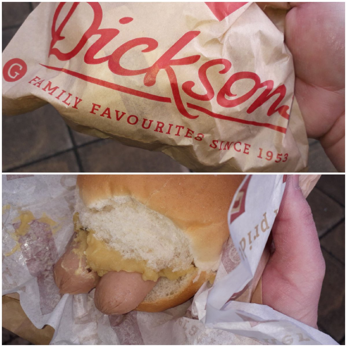 AroundSTyneside's tweet photo. @Dicksons1953 Just did... and it wasnt a disappointment just a small one and I was still stuffed after it.. #saveloy #dicksons #familybutcher #NorthEast #jarrow #hebburn #southshields https://t.co/8S51CZCgyy