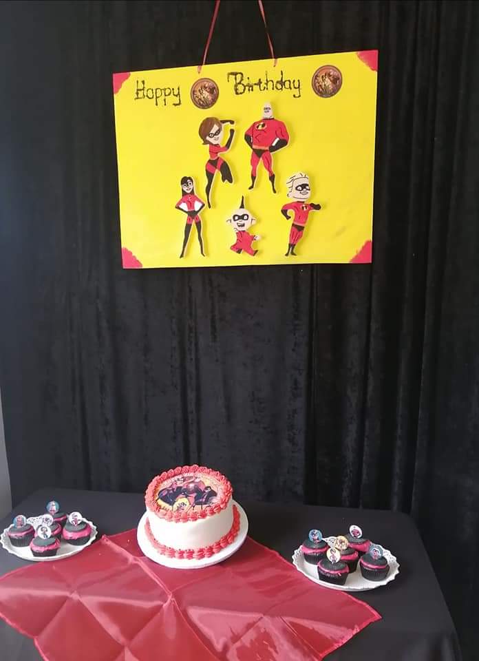 c_kiddies's tweet photo. Early morning start to our busy day we finished our first party setup at 8h40 with a classic basic package all thanx to our client dominique Snyman for entrusting us to do her child's party.
Theme : Incredibles
#partyplanners #capetown #southafrica #partyplannerssa https://t.co/NmQkSeKUdL