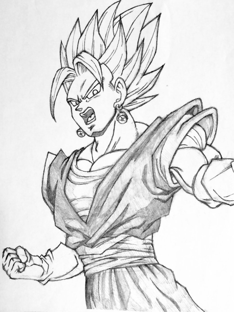 Moo ドラゴンボールのゴジータと 悟空 ゴジータ 孫悟空 イラスト