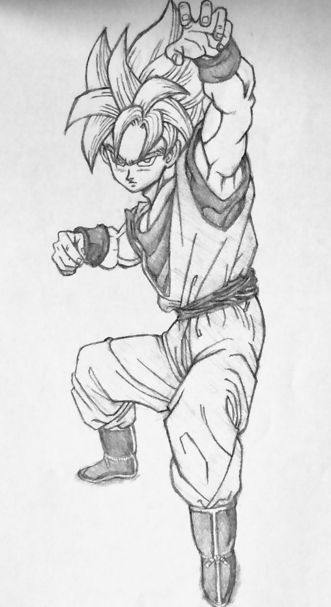 Moo ドラゴンボールのゴジータと 悟空 ゴジータ 孫悟空 イラスト