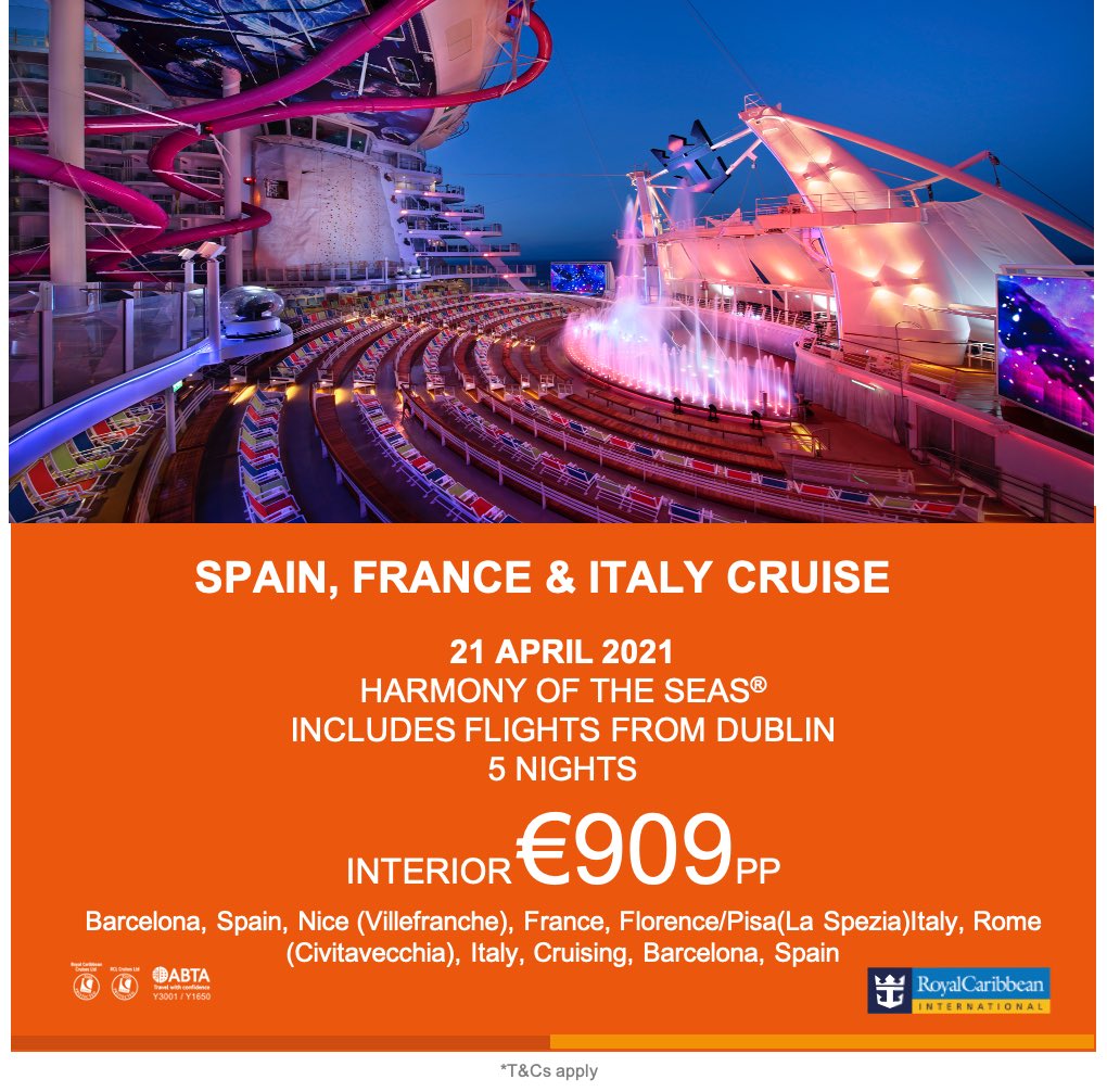 jencallister's tweet photo. 🌈A rainbow of Euro offers for 2021🌈

☀️ Fun in the Med 
🏝 Cruising the Caribbean 
🍹 A long weekend taster cruise 
📸 Instagram envy in the Greek Isles

#ThisisHowtoHoliday @CruiseRoomEire https://t.co/0vj6zUKOaO