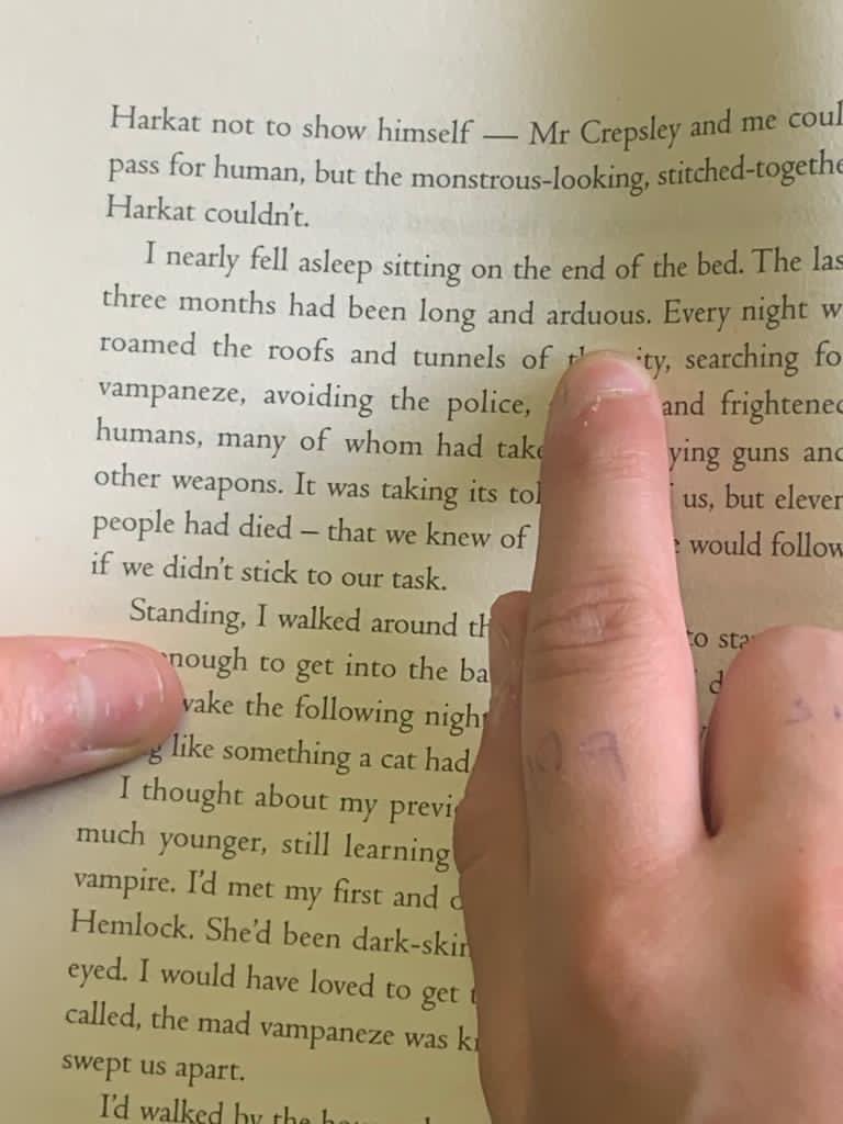 MrsFordEnglish's tweet photo. Well done to Harley in 7LG for finding our previous ‘Word of the Week’ “arduous” in Darren Shan: Allies of the Night. Great spot, Harley! Thanks for sharing @MrsDaviesN
@EnglishWhitmore @MissPalmizi @AreWhs @WhitmoreHigh @LTWHS1 https://t.co/Wsb0ZHQWLc