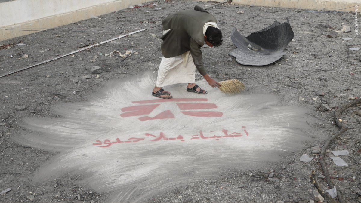 msf_yemen's tweet photo. .@MSF started its support to #Haydan Hospital in May 2015. Five months later the hospital was destroyed after being bombed by the Saudi-Emirati led coalition. In 2018 MSF started rehabilitating the hospital and built new departments. https://t.co/10RGYD3EPA