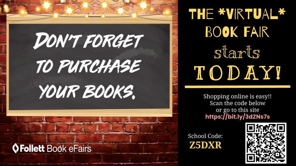 It’s the happiest day of the year! THE VIRTUAL BOOK FAIR IS HERE 🎉🎉 Shop from Nov. 9 - Nov. 20th 😌